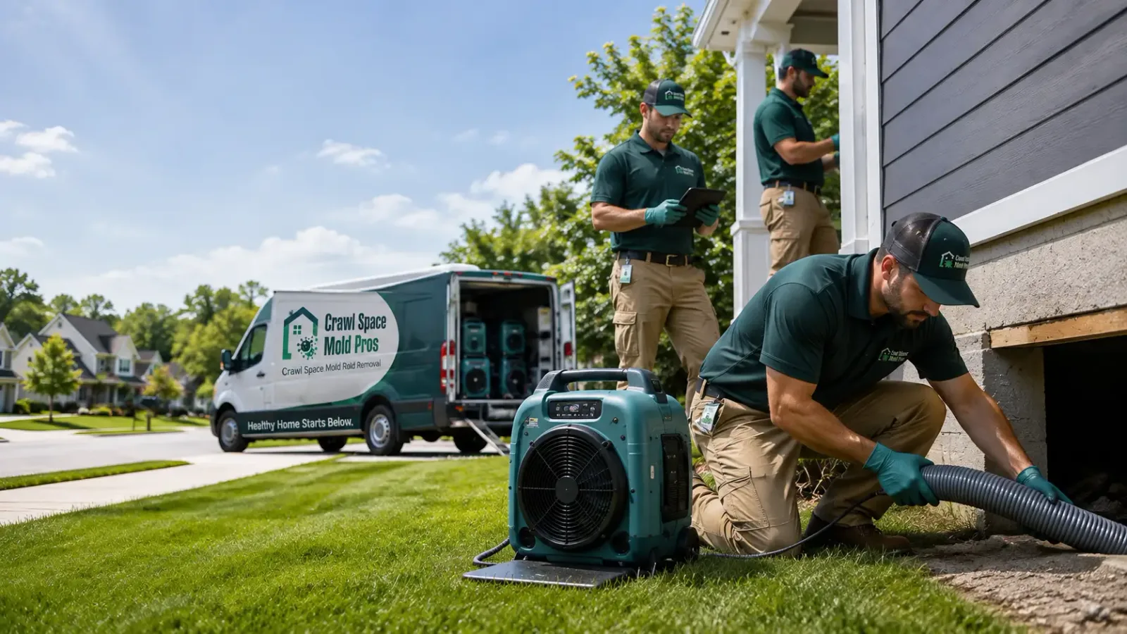 Crawl Space Mold Removal in Vienna, ME